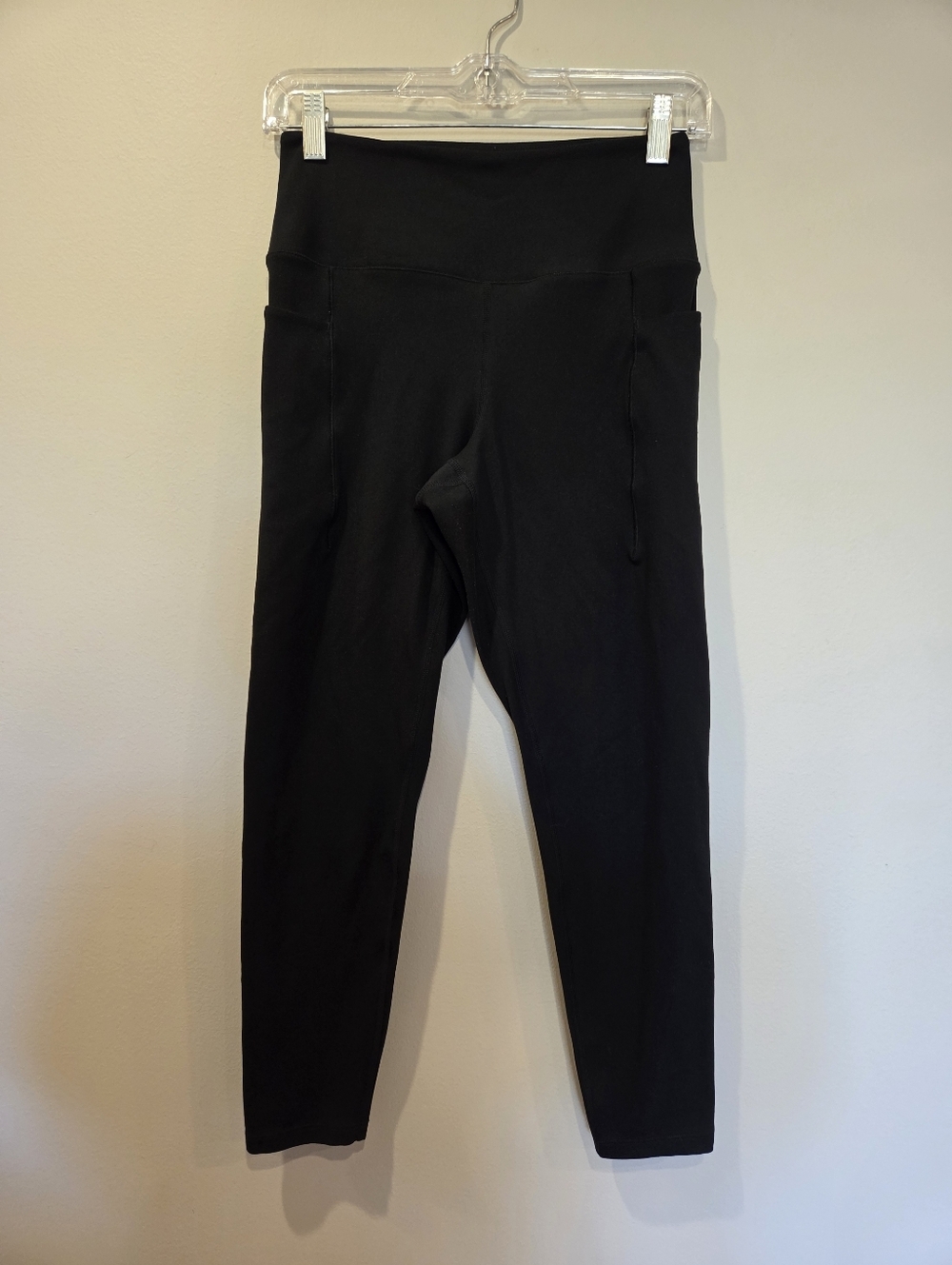 DANSKIN Black High-Waist Active Leggings W/ Pockets